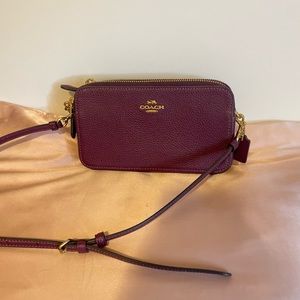 Small Purple Shoulder/Crossboy Coach Bag